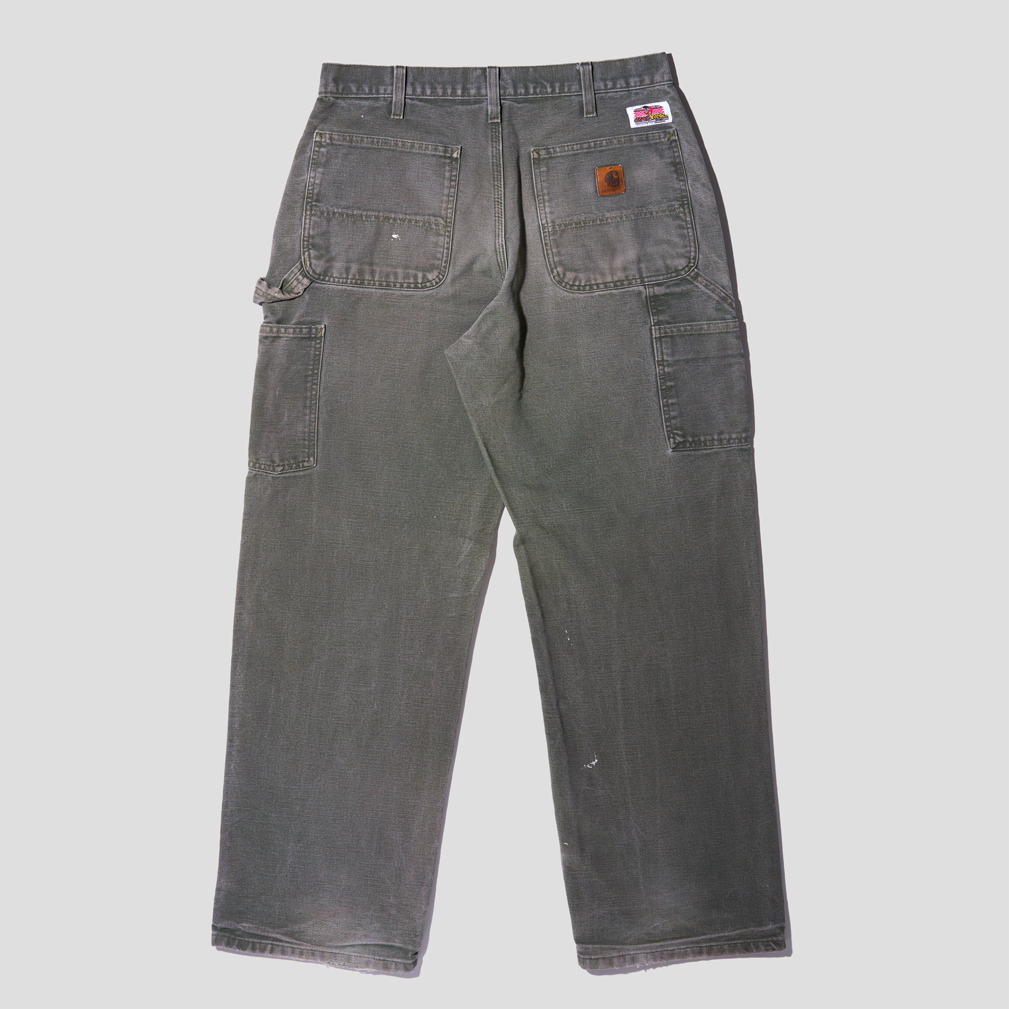 Devil Baby Embroidered Duck Canvas Carpenter Pants