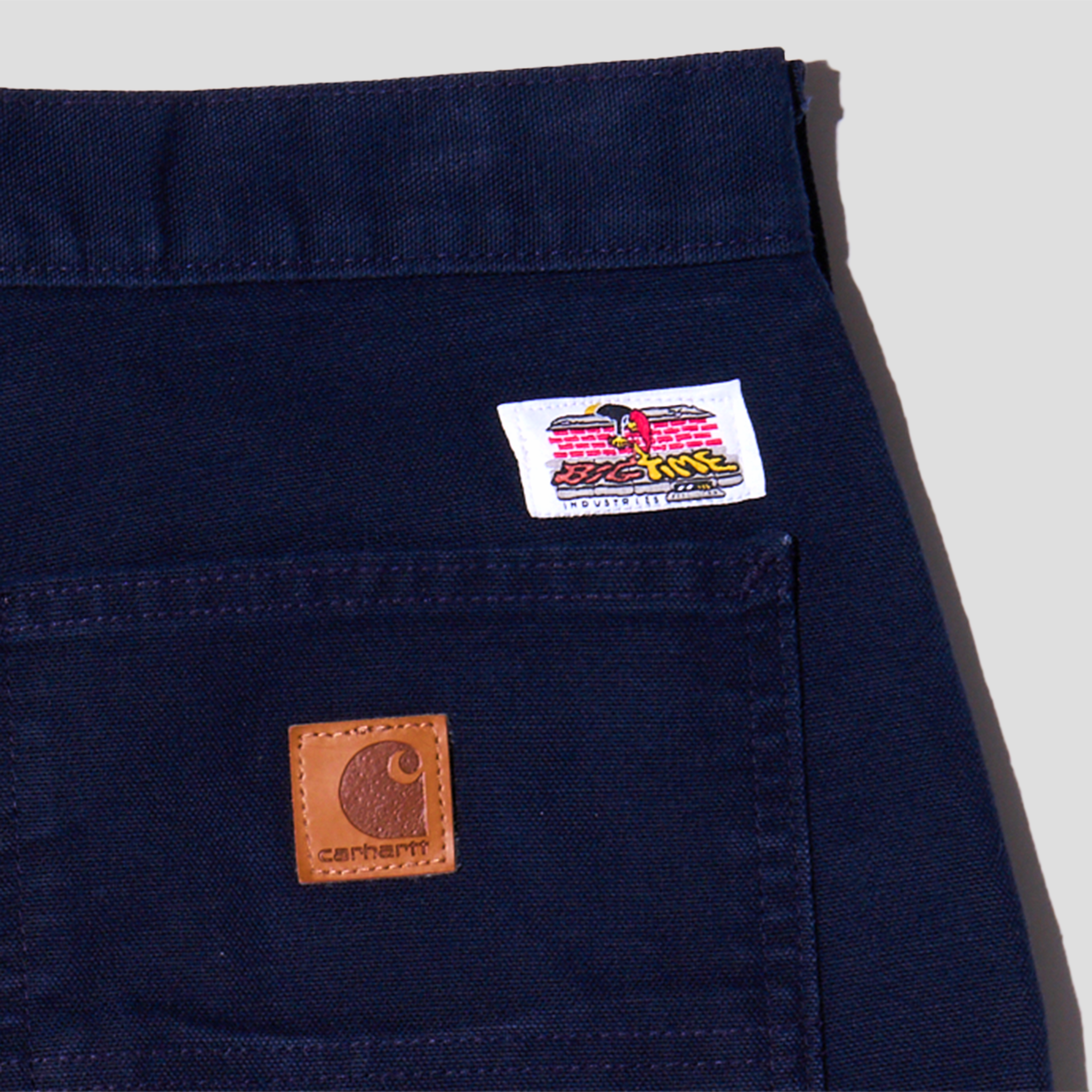 Devil Baby Embroidered Duck Canvas Carpenter Pants (30X30)