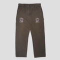 Speed Skull Embroidered Duck Canvas Carpenter Pants (36x32)