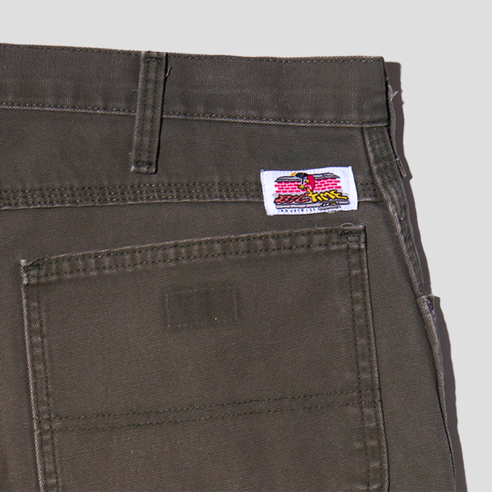 Speed Skull Embroidered Duck Canvas Carpenter Pants (36x32)