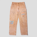 Scum Devil Embroidered Double Knee Duck Canvas Carpenter Pants (30x29)