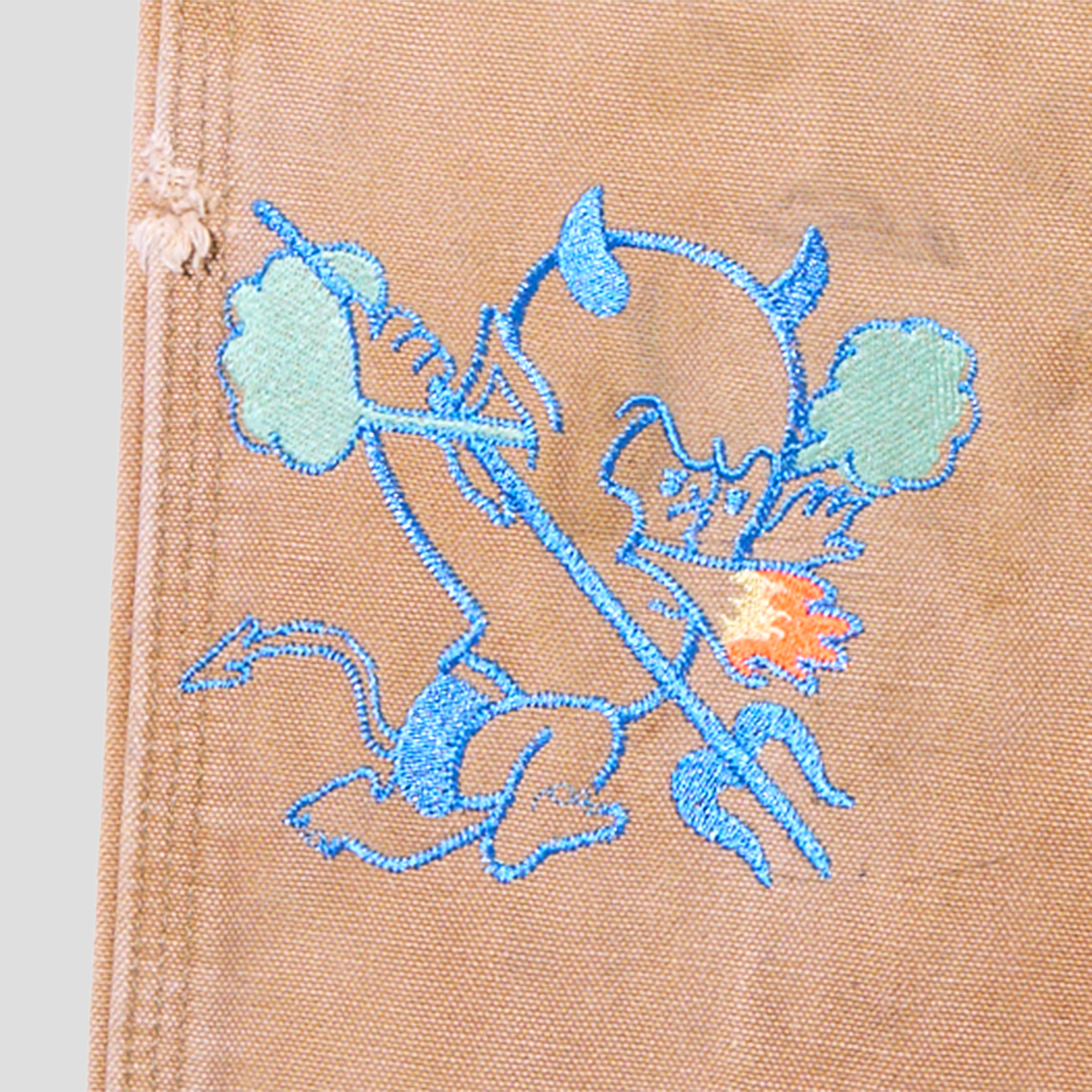 Scum Devil Embroidered Double Knee Duck Canvas Carpenter Pants (30x29)