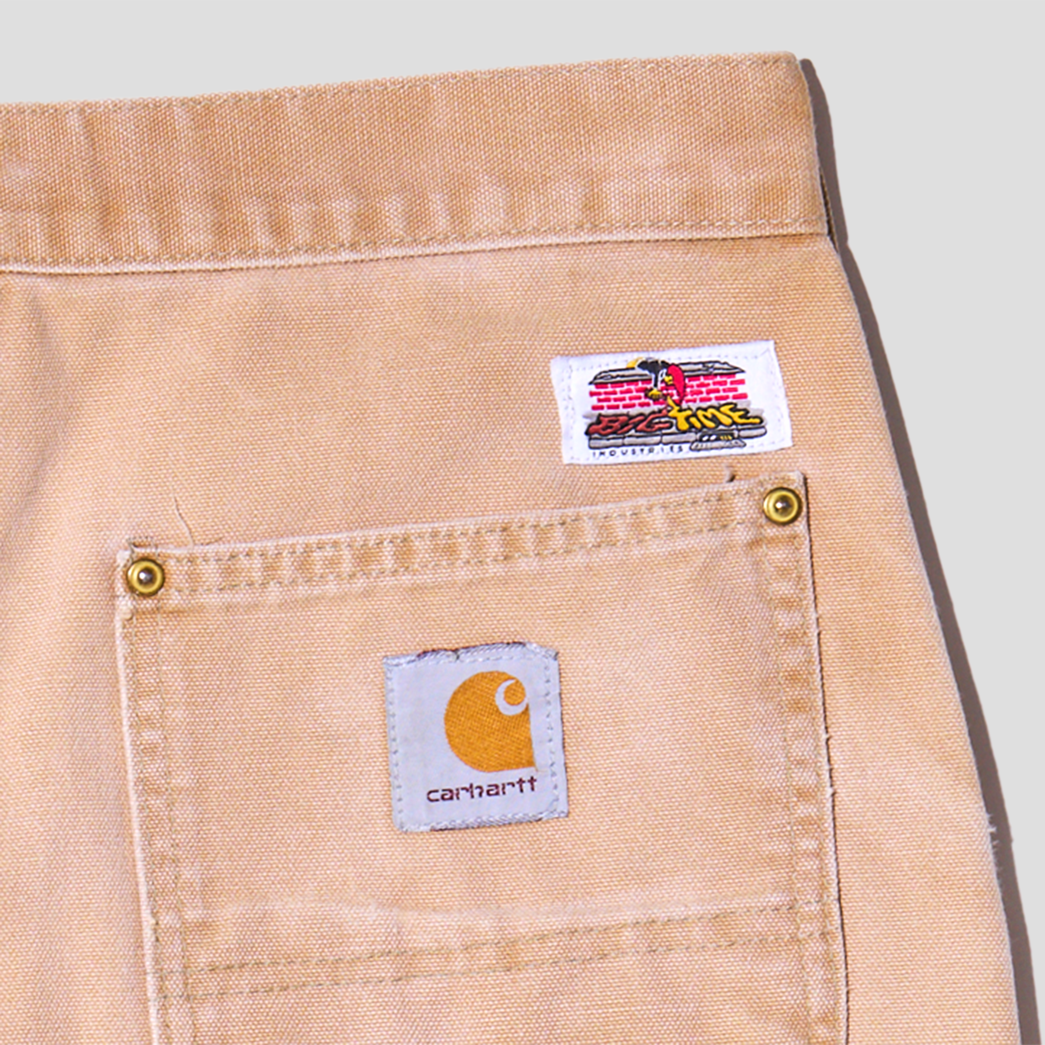 Scum Devil Embroidered Double Knee Duck Canvas Carpenter Pants (30x29)