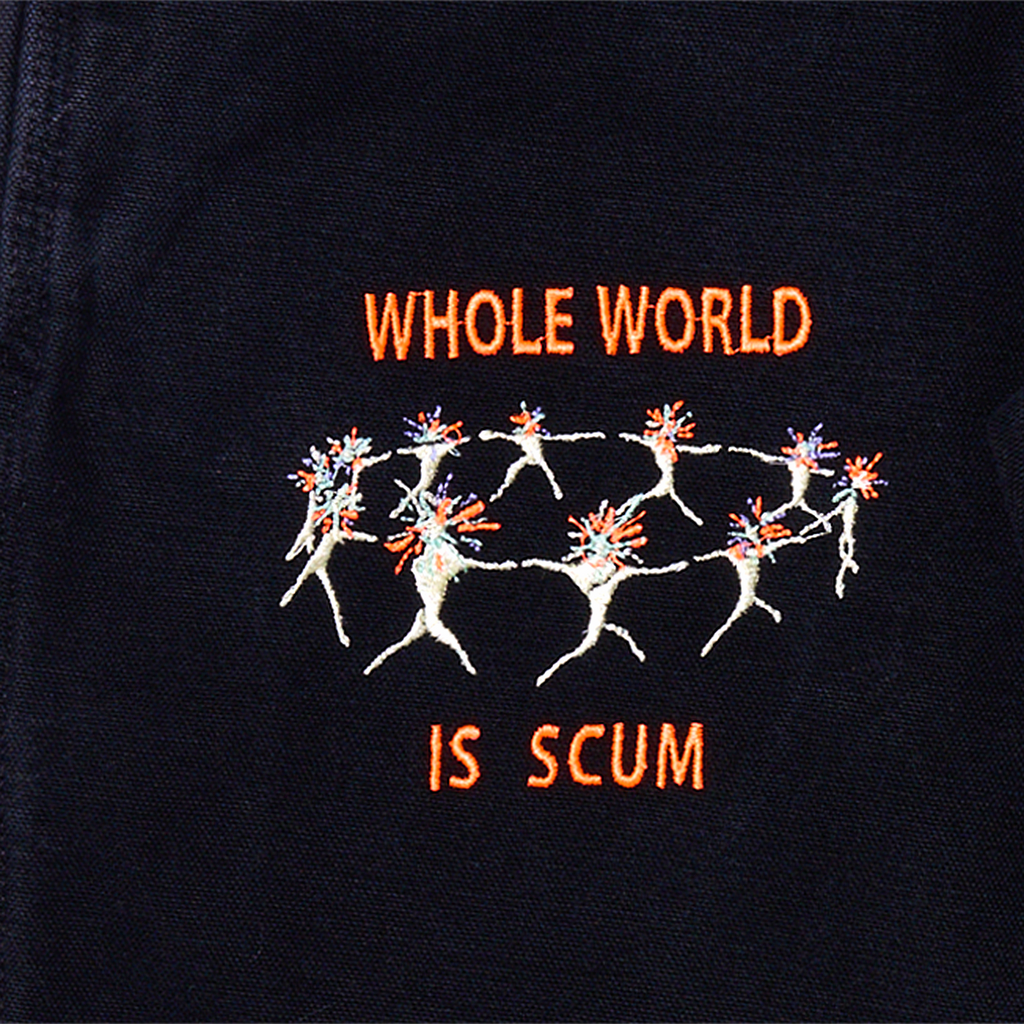 Scum World Embroidered Duck Canvas Carpenter Pants (30x30)
