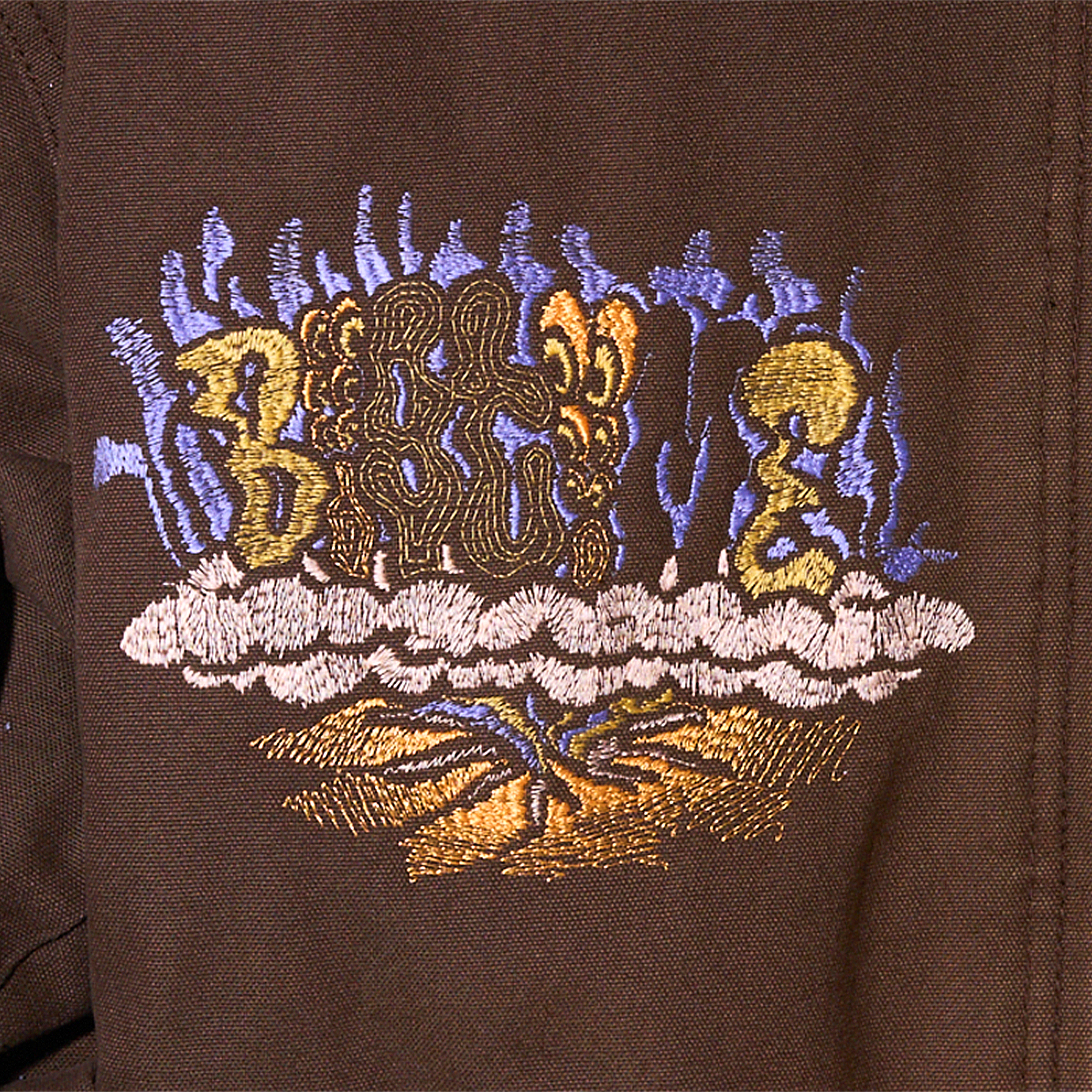 Yung Bunny Embroidered Hooded Work Jacket (L)