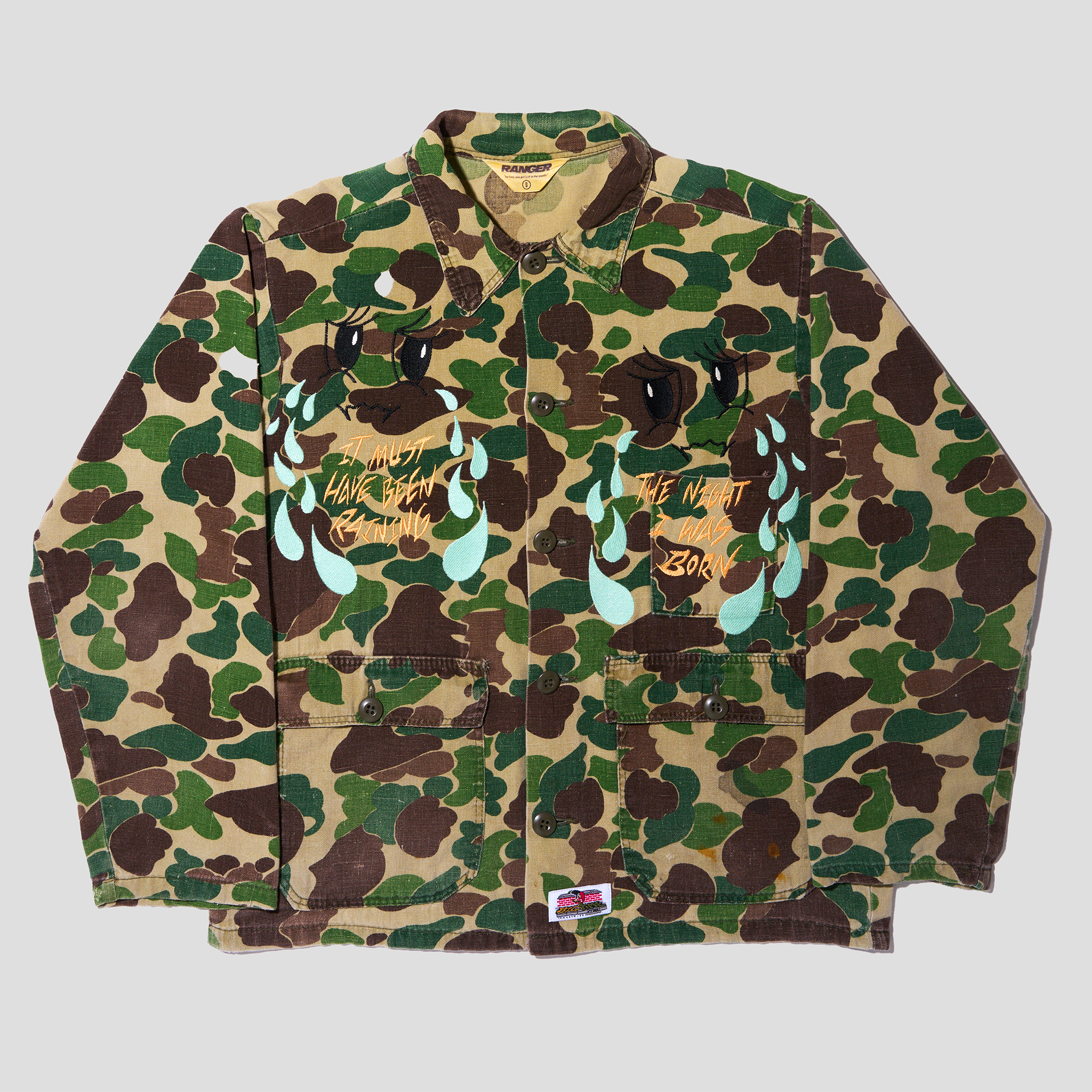 Night I Was Born Duck Camo Overshirt (S)