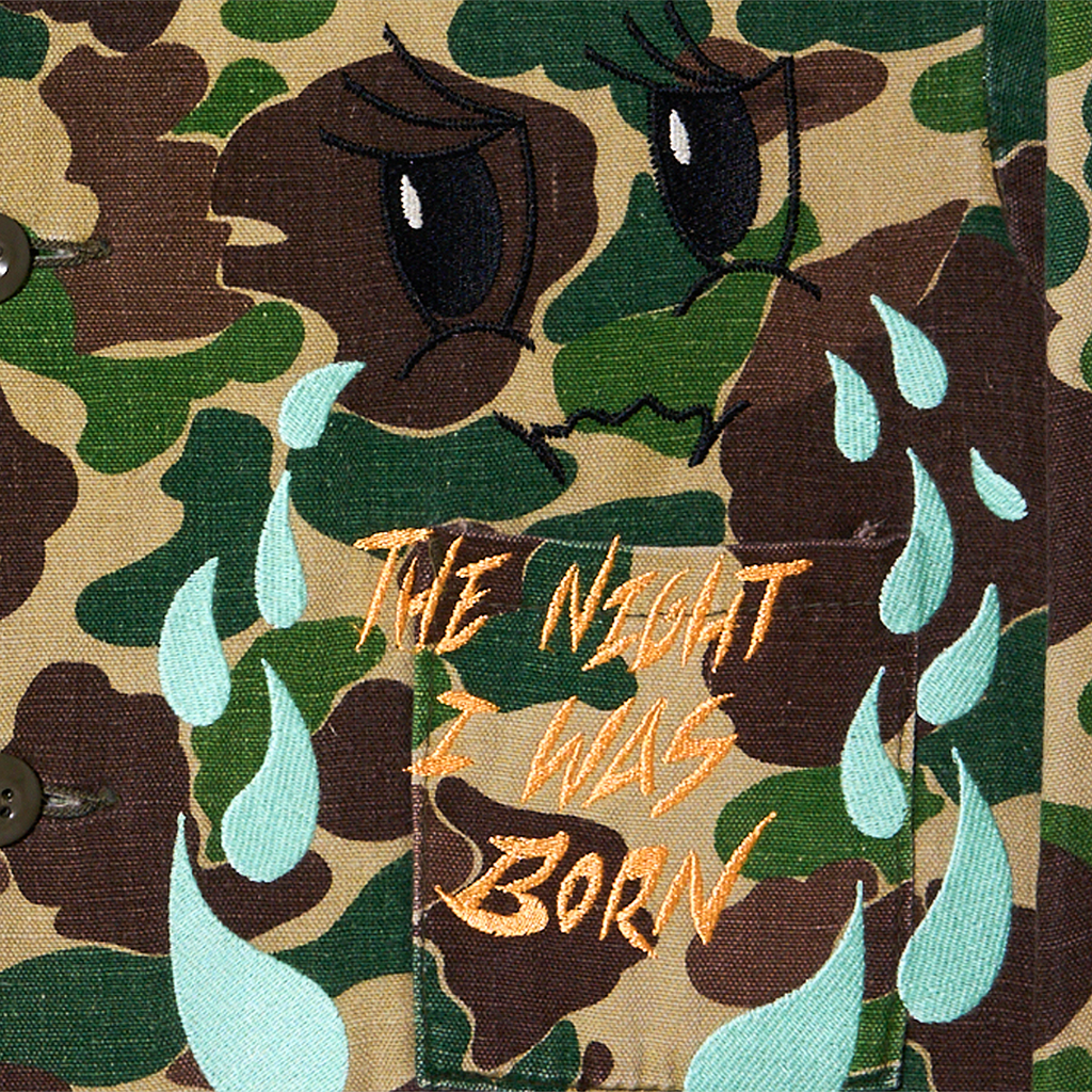 Night I Was Born Duck Camo Overshirt (S)