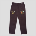 Devil Baby Embroidered Twill Workwear Chinos
